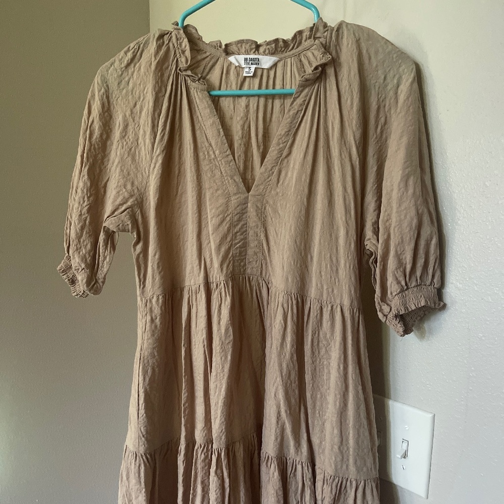 Cream mini dress